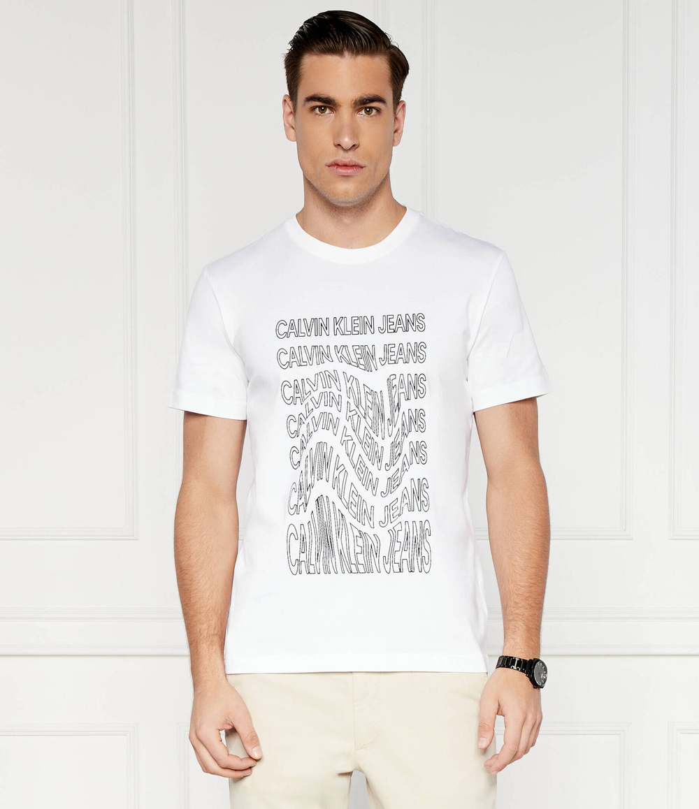Футболка CALVIN KLEIN JEANS - белый(J30J325351)