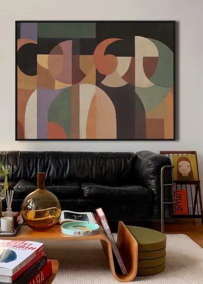 Постер Chromatic 90х120 см, разноцветный