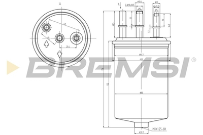 BREMSI - FE0048-BMS - Fuel Filter