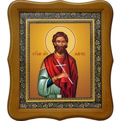 Марк святой мученик. Икона на холсте.