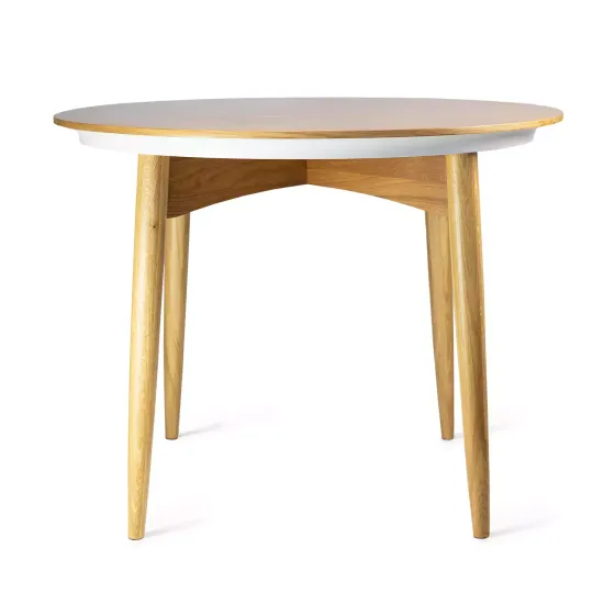 Стол Klint, Ø90 см, шпон дуба