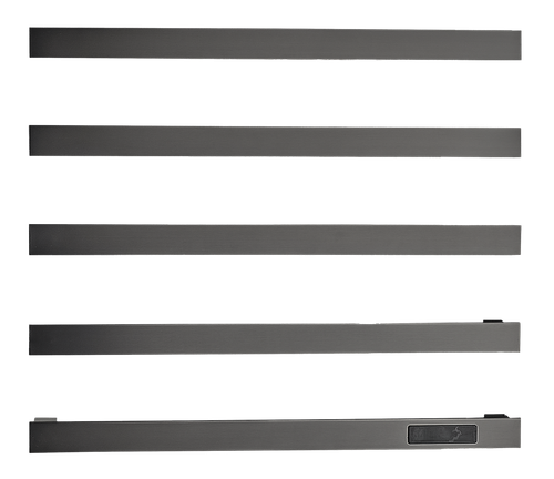 Встроенный ЭЛ. П-сушител на 5 полки (ГРАФИТ,квадрат)  ViEiR (3/1шт)