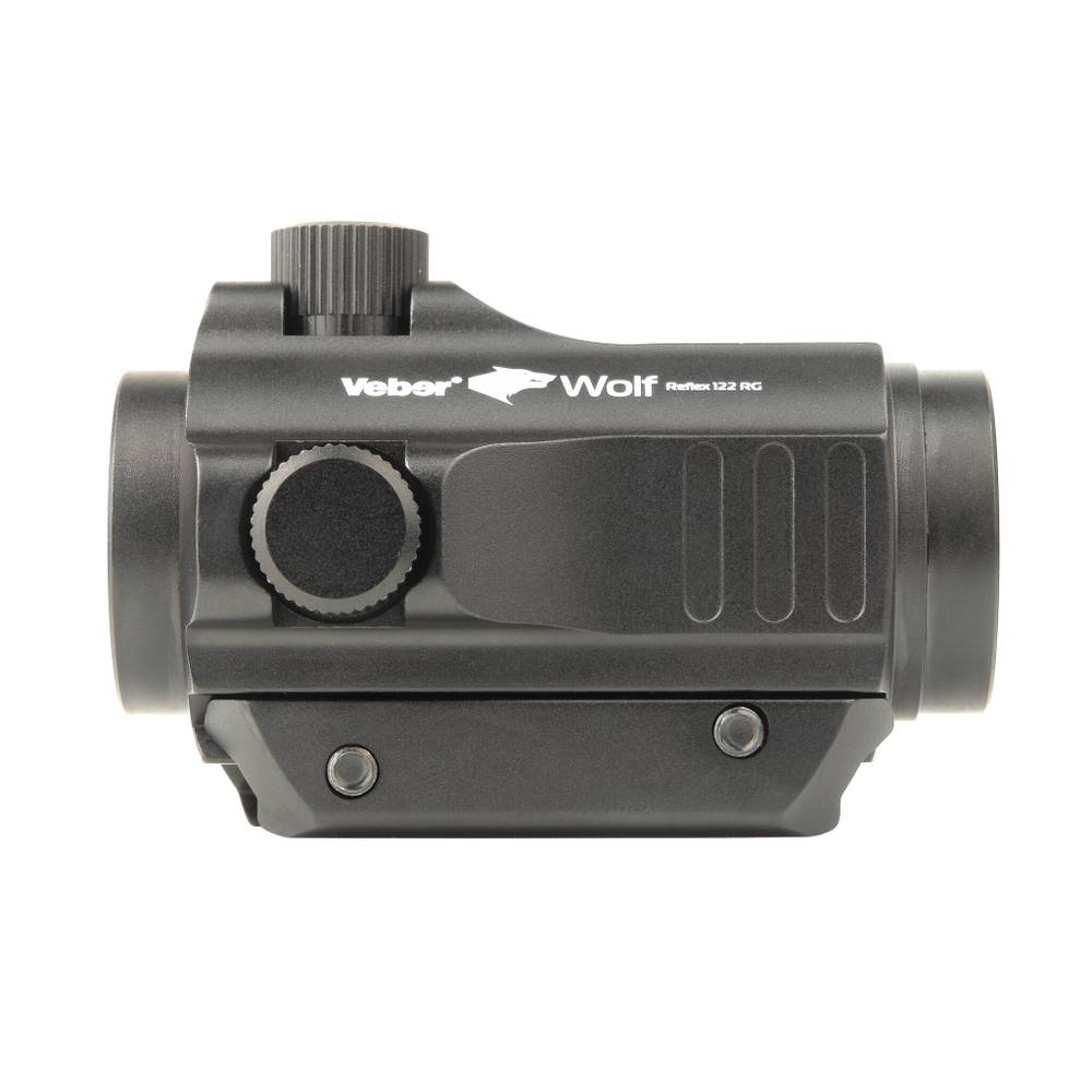 Прицел коллиматорный Veber Wolf Reflex 122 RG (закрытый, объектив 22мм, 4 МОА, метка точка красная/зеленая, вивер)