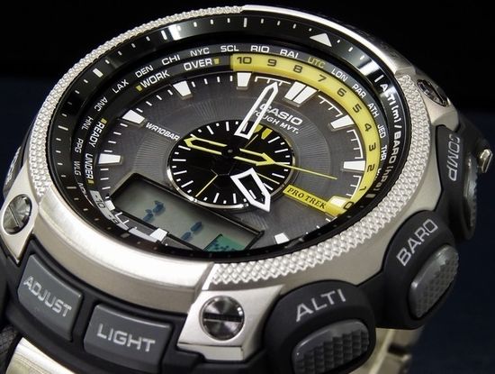 Мужские часы CASIO PRO TREK PRW-5000T-7ER