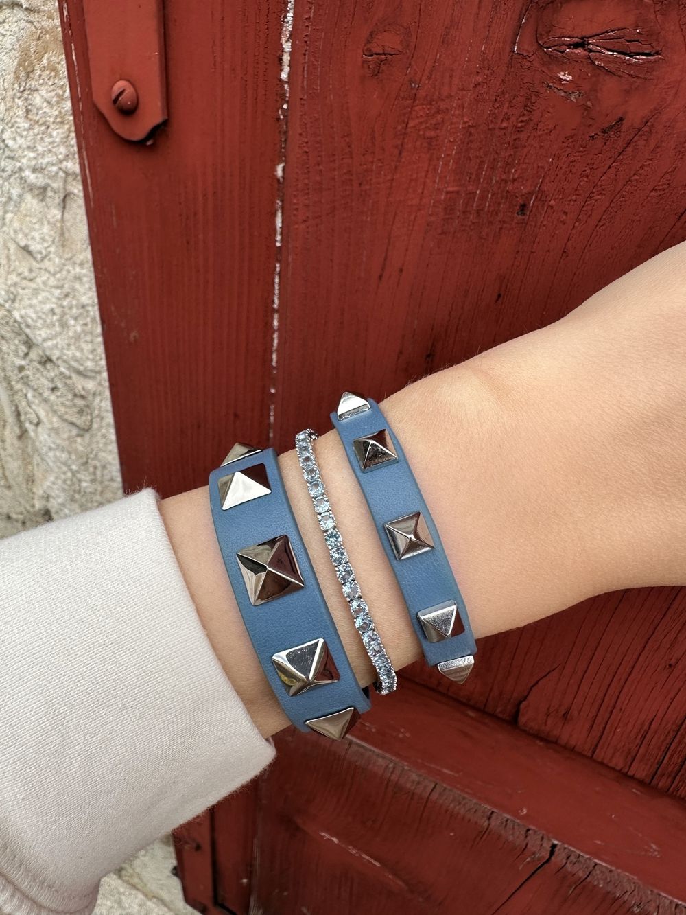 БРАСЛЕТ «MISTRESS» 04 ГОЛУБОЙ