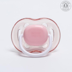 4780673 Соска-пустышка ортодонтическая, силикон, от 6 мес., с колпачком, цвет розовый