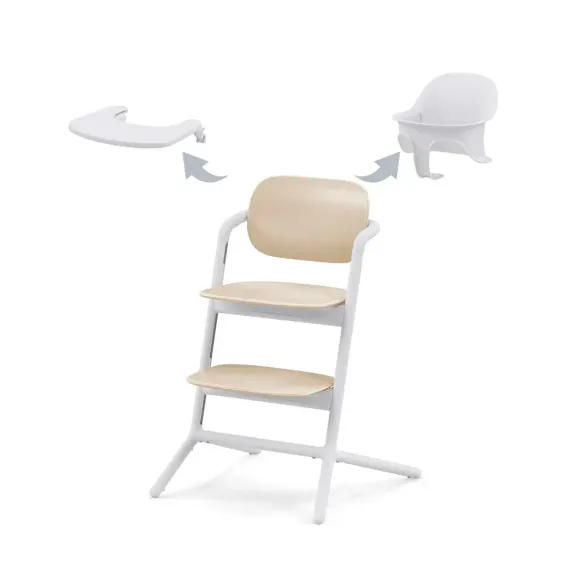 Стульчик Cybex Lemo 3-in-1 Set Sand White