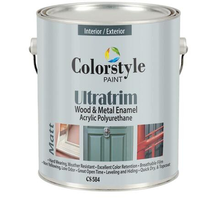 584. COLORSTYLE/ Benjamin Moore WOOD & METALL ENAMEL MATT Акриловая эмаль Фасадная / Интерьерная