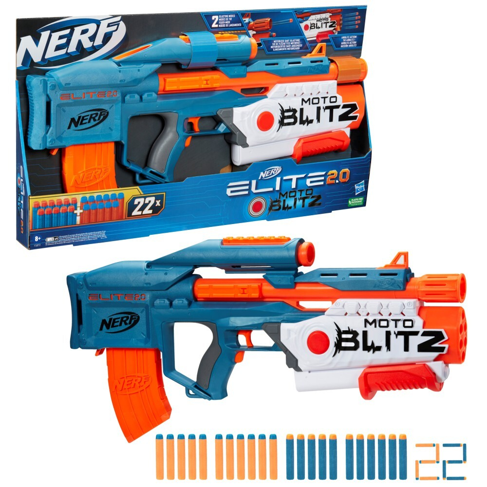 Hasbro Nerf Elite 2.0 - Пусковая установка Motoblitz CS-10 + стрелы F5872 / артикул   F5872  / GTIN 5010994124397