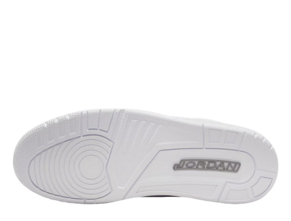 Баскетбольные кроссовки Air Jordan 3 Retro "White and Silver" Shoes White