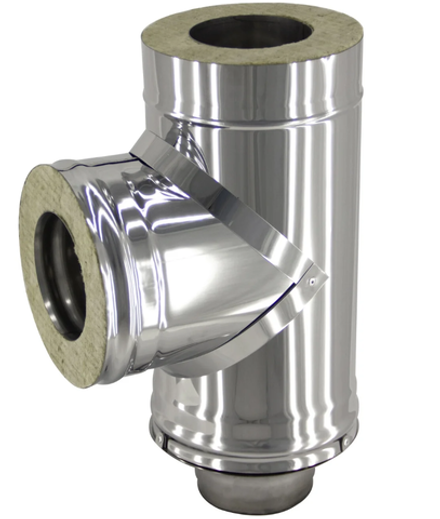 Сэндвич тройник вентиляционный  Ø 200х135нерж/нерж