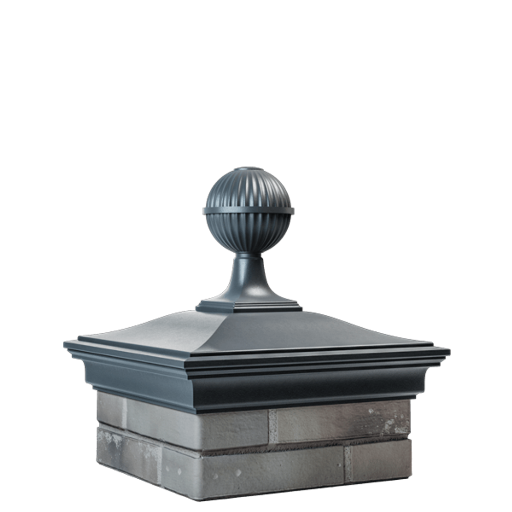 Колпак для забора MONBLAN с шаром на 1,5 кирпича