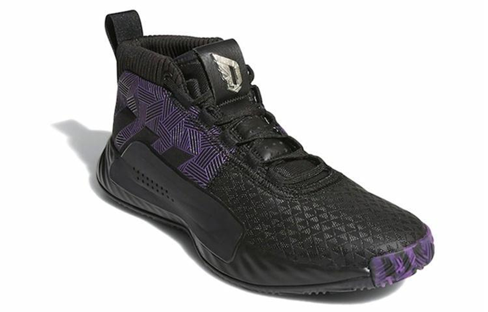 Кроссовки Marvel X Adidas Dame 5 "Black Panther"