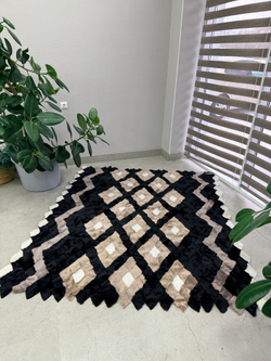 Покрывало меховое ковер из шкуры овчины