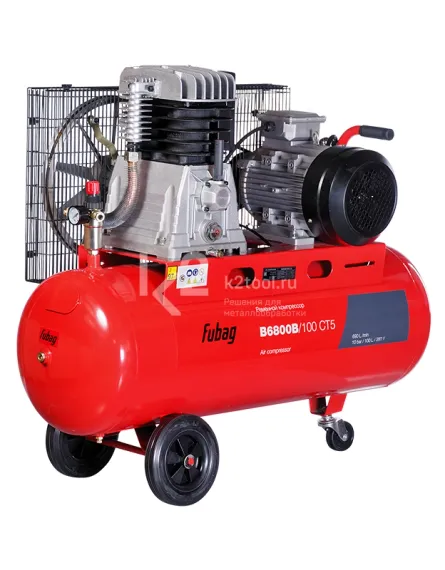 Ременной одноступенчатый компрессор Fubag B6800B/100 CT5
