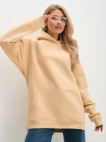 Худи оверсайз с капюшоном теплое с начесом