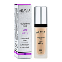 Матирующий тональный крем для лица #03 Бежевый Aravia Professional Foundation Soft Matte Sand Beige 30мл