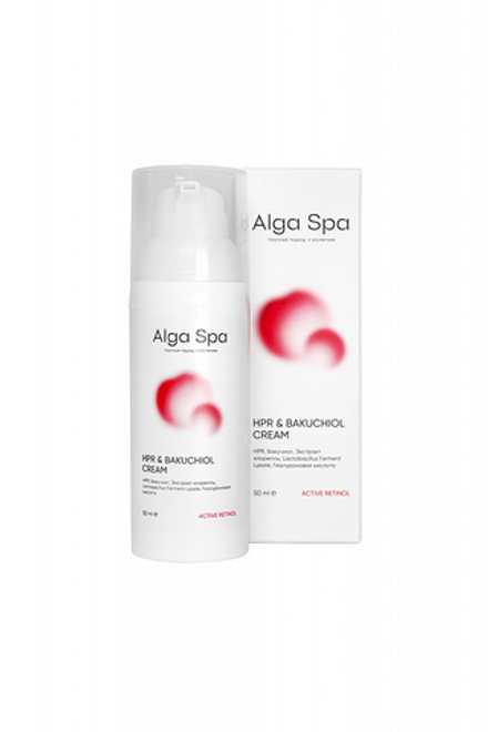 Крем с HPR и бакучиолом, ТМ ALGA SPA
