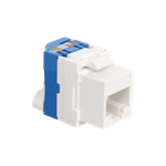Модуль Keystone Toolless RJ45,  cat. 6,  UTP,  180 град.,  белый