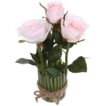 Цветочная композиция «Весенняя рапсодия» 14*23см Роза розовая