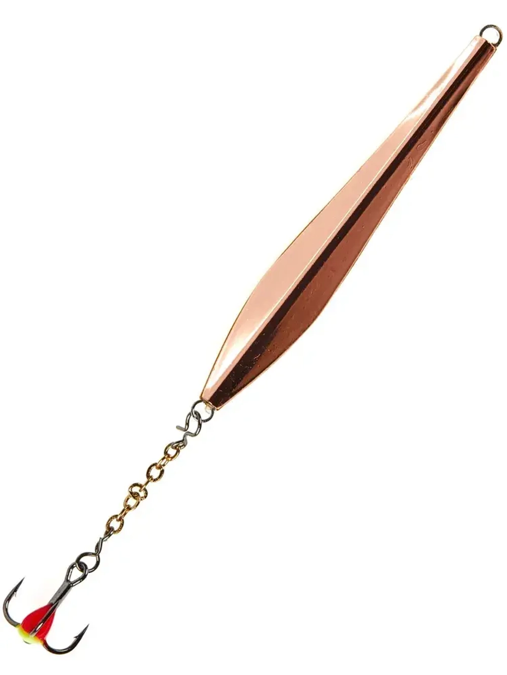 Блесна вертикальная зимняя Lucky John Double Blade (цепочка, тройник), 55мм