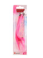 Крючок HIGASHI оснащенный кембриком Gummi Makk #6/0 (set-3pcs) #06 Pink; 3 шт