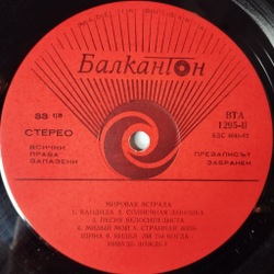 Винтажная виниловая пластинка LP Сборник Световна Естрада Мировая Эстрада (Болгария 1972)