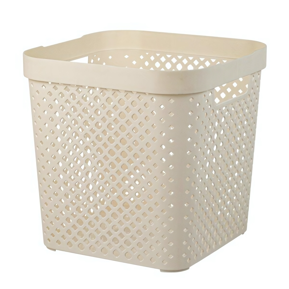 Корзина для хранения Plast Team STOCKHOLM, 20 л молочный туман