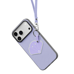 Чехол фиолетового цвета (Shell Edition) для смартфона iPhone 17 Pro, серия Luvy Series (со съемным ремешком) от Dux Ducis