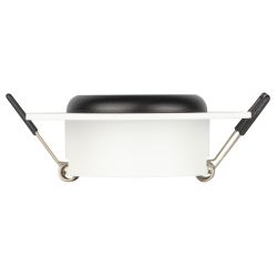 Встраиваемый светильник алюминиевый ЭРА KL110 WH/BK MR16 GU5.3 белый/черный матовый