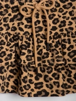 Летний костюм для девочки с юбкой-шорты