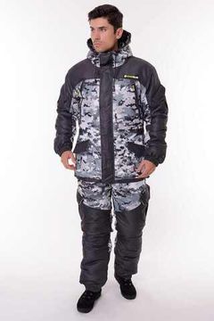 Костюм "ГОРНЫЙ -45" кур+п/к (Алова/Таслан, белый/серый)