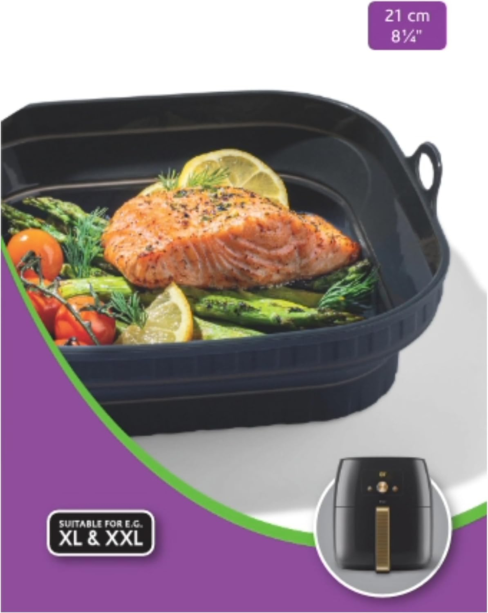 Форма для выпечки/запекания в аэрогриле силиконовая Patisse Air Frying 21х21х3.5 см