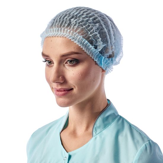 Шапочка из спанбонда 10 гр/м2 (голубой)