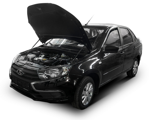 Газовые упоры капота Rival для Lada Granta I рестайлинг 2018-н.в., 2 шт., A.ST.6012.1