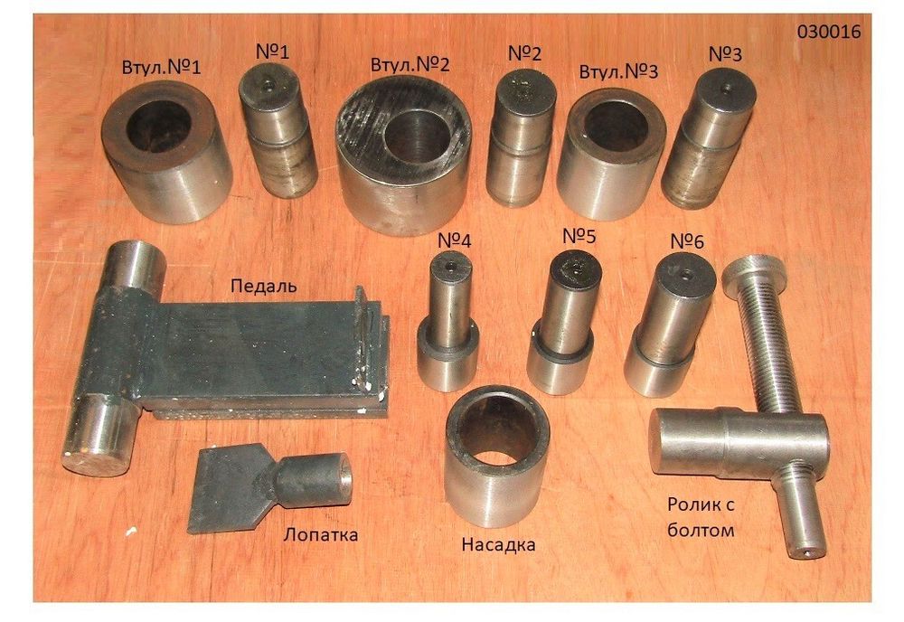Гибочные приспособления для ТСС GW42/42E (комплект из 13 предметов)