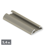 СТАНДАРТ Направляющая распашных дверей (5,40 м) шампань матовая (AL) (AS0044) Aristo