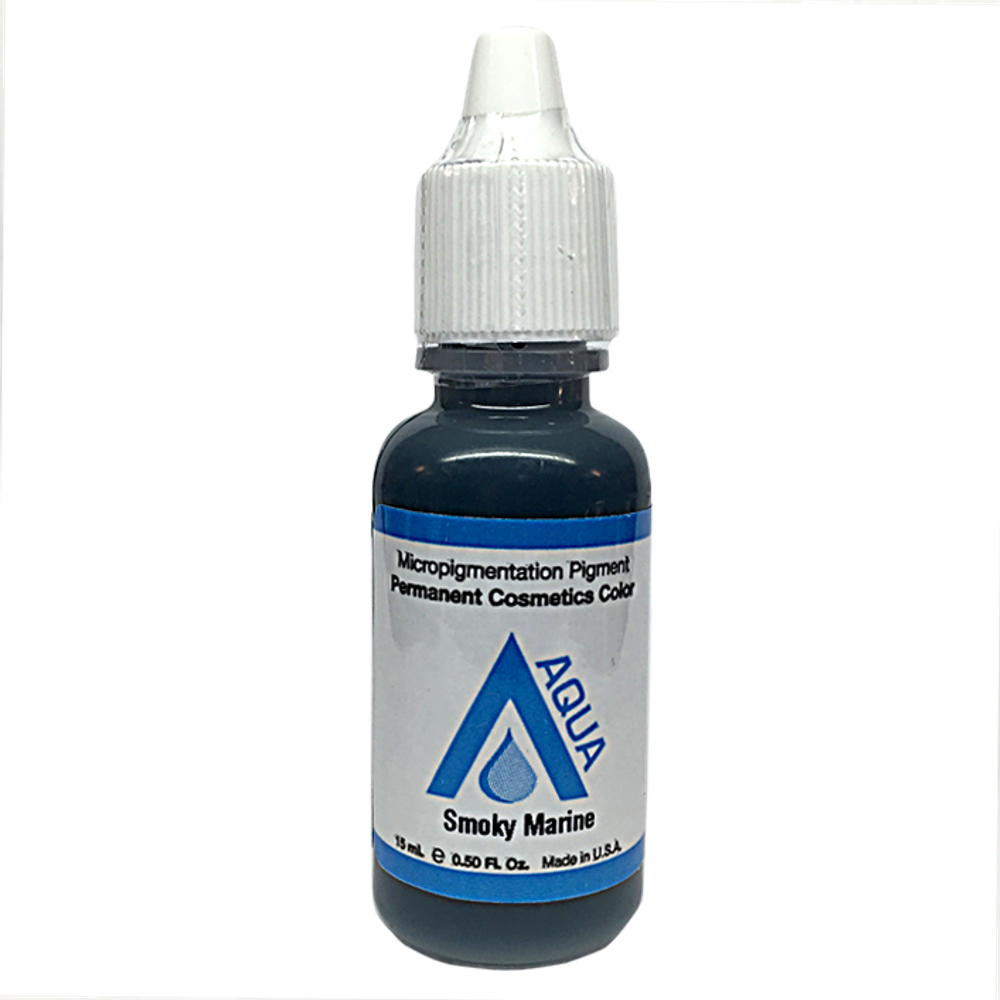 Купить пигмент для татуажа Aqua Smoky Marine, 15мл