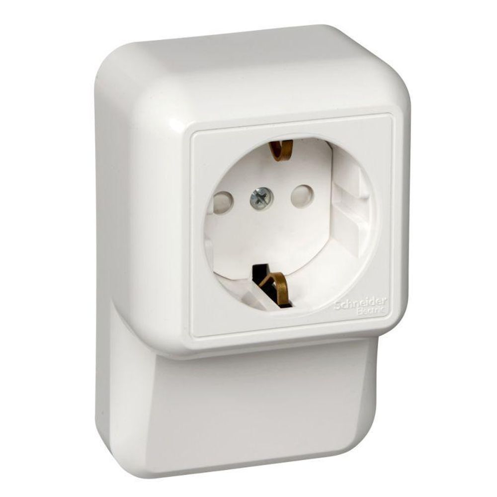 Розетка плинтусная 1-м ОП Blanca / Прима 16А IP20 250В с заземл. защ. шторки с монтажн. пластиной (опт. упак.) бел. SE RA16-003-2M-B Розетка плинтусная 1-м ОП Blanca / Прима 16А IP20 250В с заземл. защ. шторки с монтажн. пластиной (опт. упак.) бел. SE RA16-003-2M-B