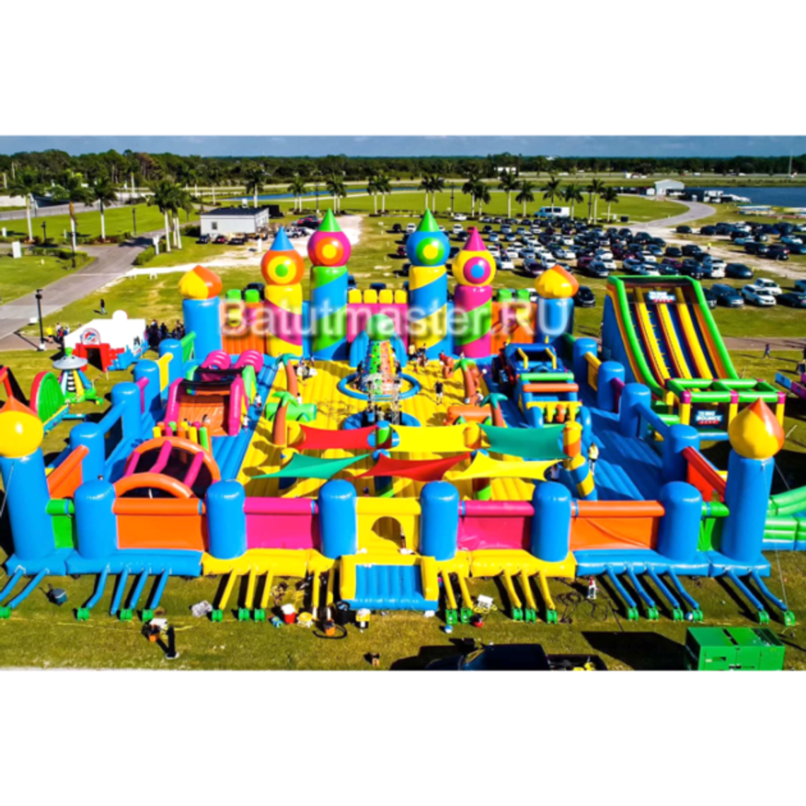 Масштабный надувной парк 300 кв. м за 1 100 000 рублей. Возможно ли?