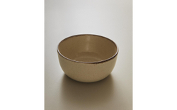 Zara Home миска из каменной керамики, цвет бежевый, 14.5 см