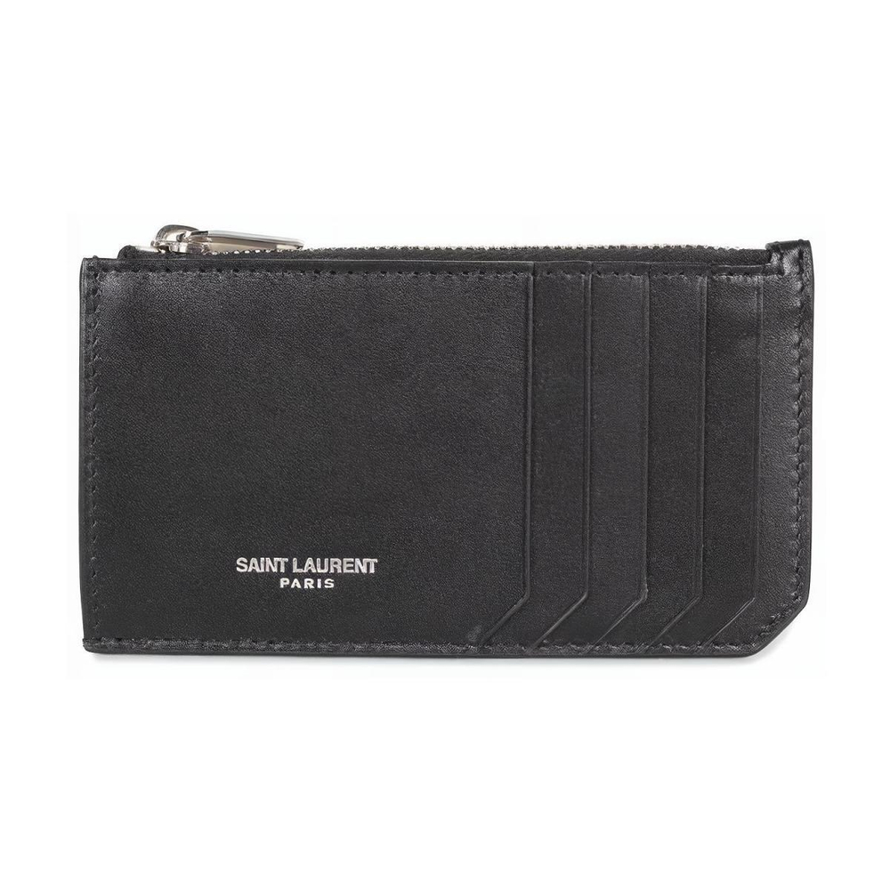 Картхолдеры и кошельки SAINT LAURENT YSL Logo, 6093620U90N-1000
