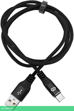 Кабель Digma USB (m) - USB Type-C (m) 1 м черный (DG-USBA-С-1M-27W)