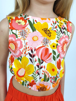 02-162-3 Комплект для девочки (топ+ брюки)