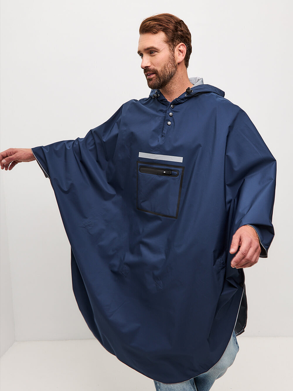 Дождевик-пончо синий Gamp membrane Blue