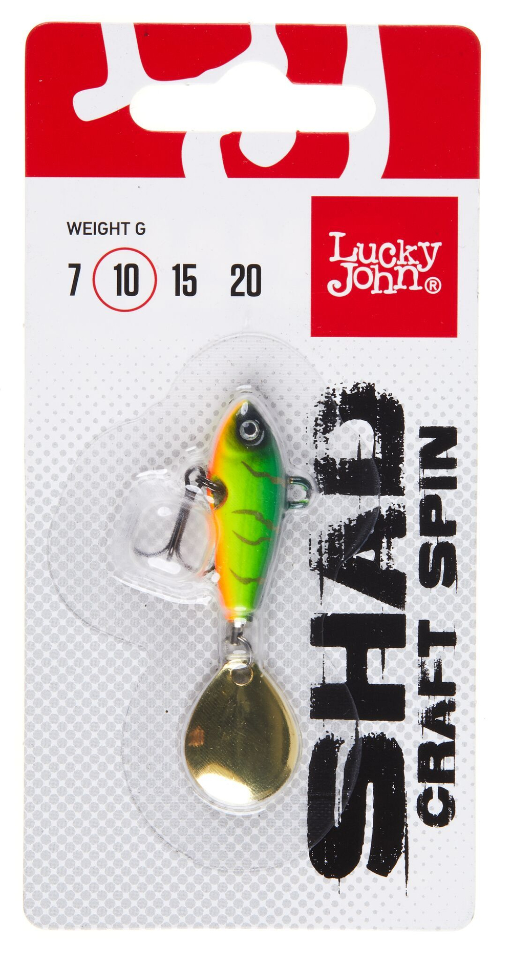 Тейл-спиннер Lucky John SHAD CRAFT SPIN 10г, цвет 003