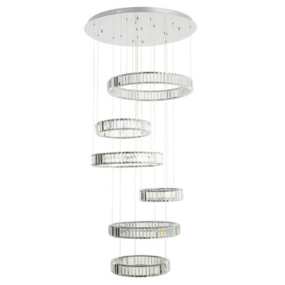 Citilux Чезаре CL338661 LED Люстра хрустальная с пультом Хром