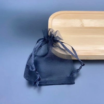 мо9-ч Мешочек из органзы 7*9, черный