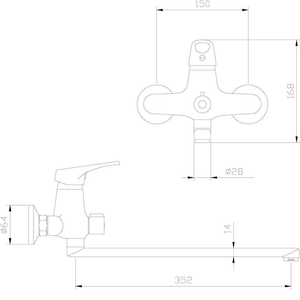Душевой набор 3 предмета FX-7113