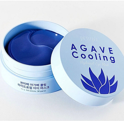 Petitfee охлаждающие гидрогелевые патчи с экстрактом агавы Agave cooling hydrogel eye mask, 60 шт.